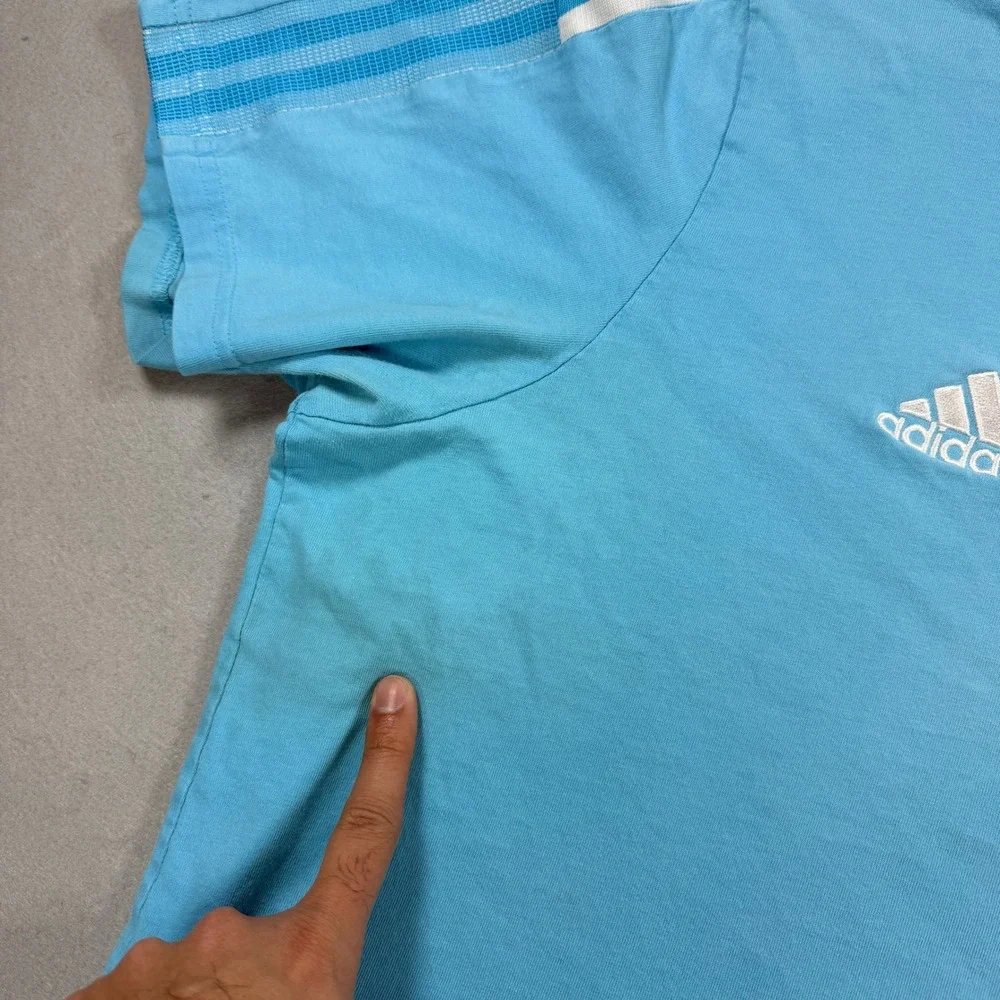 Adidas Real Madrid Shirt Mens‎ 2XL Blue Football Jersey Training Soccer
